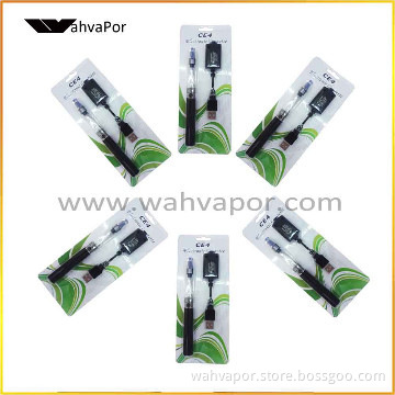 Factory price wholesale e cigarette ego ce4 packagedby blister card